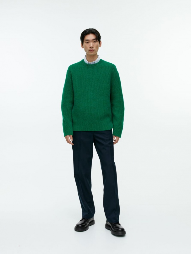 Pulover Arket Crewneck Barbati Verzi | Romania-GMOQ27145