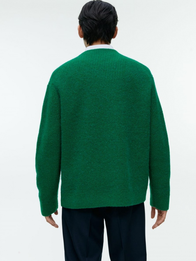 Pulover Arket Crewneck Barbati Verzi | Romania-GMOQ27145