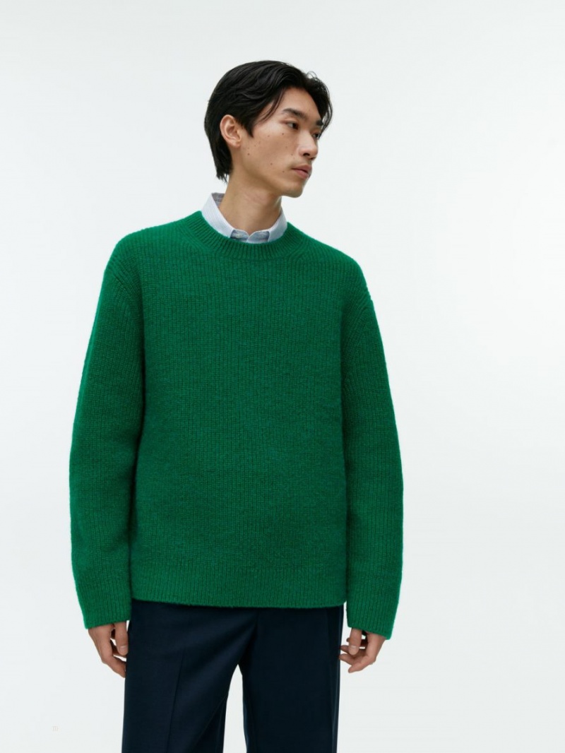 Pulover Arket Crewneck Barbati Verzi | Romania-GMOQ27145