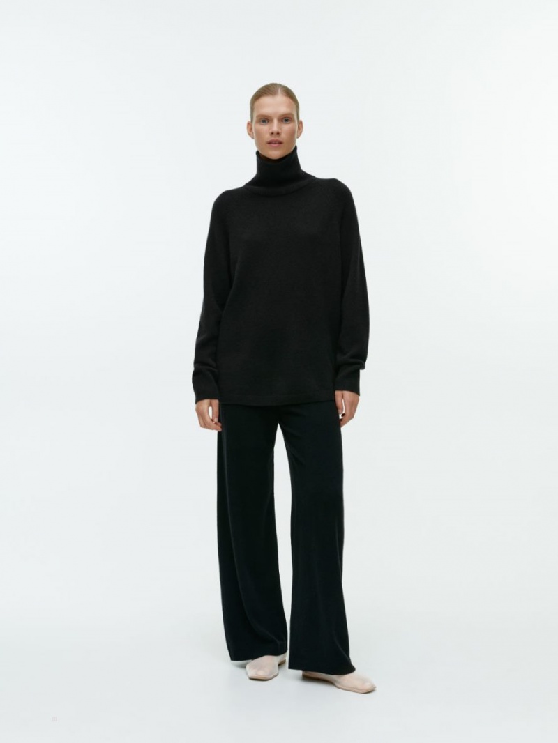 Pulover Arket Roll-Neck Cashmere Dama Negrii | Romania-MRHO08432