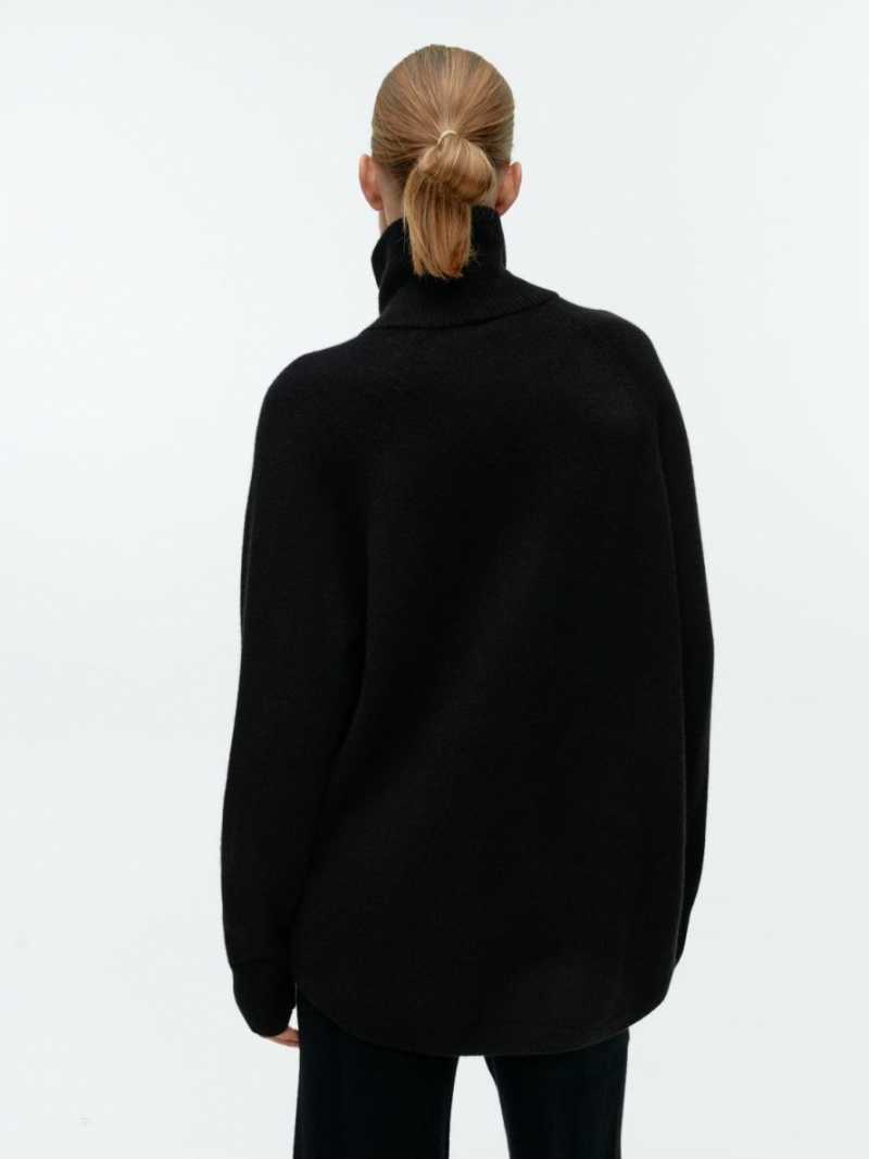 Pulover Arket Roll-Neck Cashmere Dama Negrii | Romania-MRHO08432