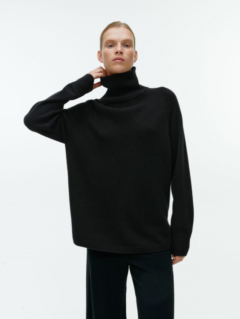 Pulover Arket Roll-Neck Cashmere Dama Negrii | Romania-MRHO08432