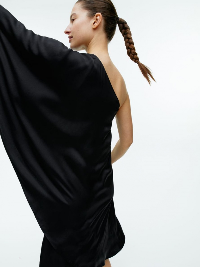 Rochie Arket Asymmetric Midi Dama Negrii | Romania-KFIO04358