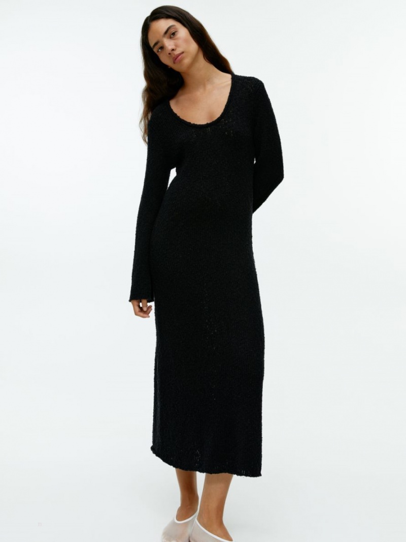 Rochie Arket Bouclé Maxi Dama Negrii | Romania-IBEV73486