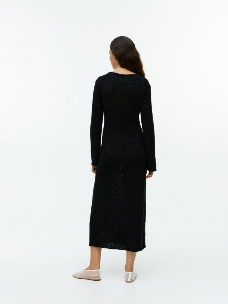Rochie Arket Bouclé Maxi Dama Negrii | Romania-IBEV73486