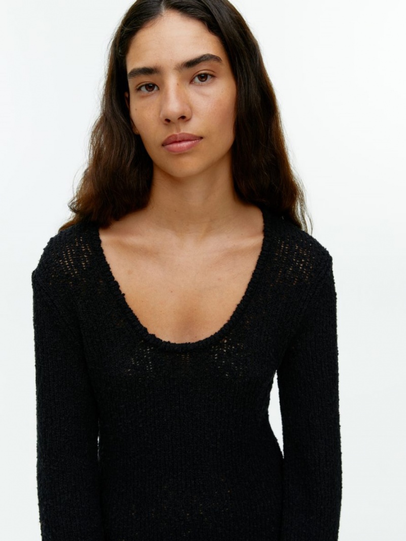 Rochie Arket Bouclé Maxi Dama Negrii | Romania-IBEV73486