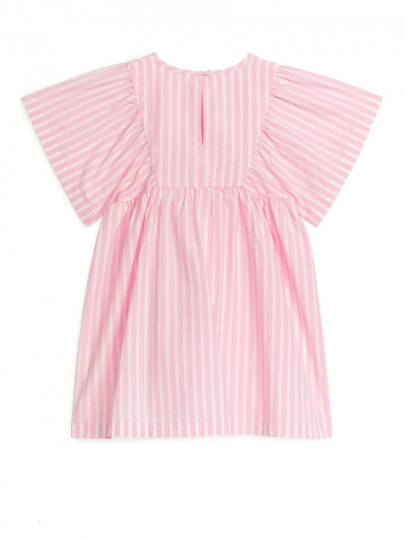 Rochie Arket Bumbac Poplin Fete Roz | Romania-ZPCF95632