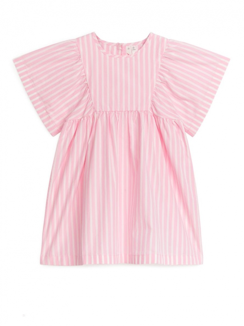 Rochie Arket Bumbac Poplin Fete Roz | Romania-ZPCF95632