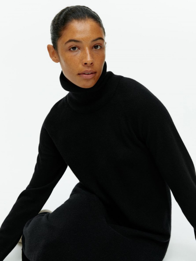 Rochie Arket Cashmere Roll-Neck Dama Negrii | Romania-SRJN70289