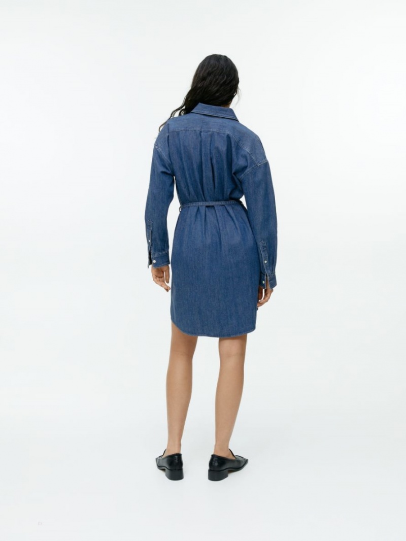 Rochie Arket Denim Dama Albastri | Romania-UYGZ43068