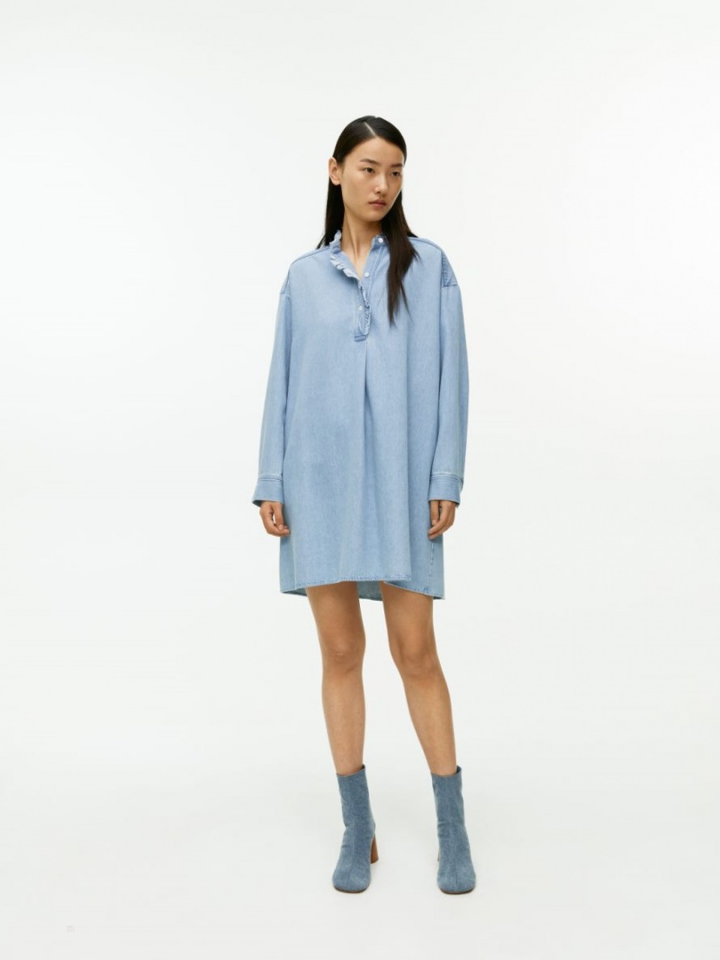 Rochie Arket Denim Mini Dama Albastri Deschis | Romania-AJUE21874