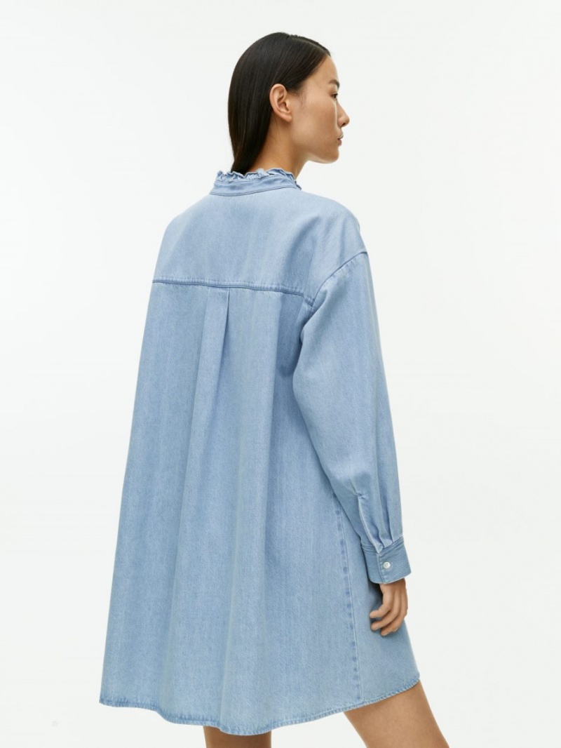Rochie Arket Denim Mini Dama Albastri Deschis | Romania-AJUE21874