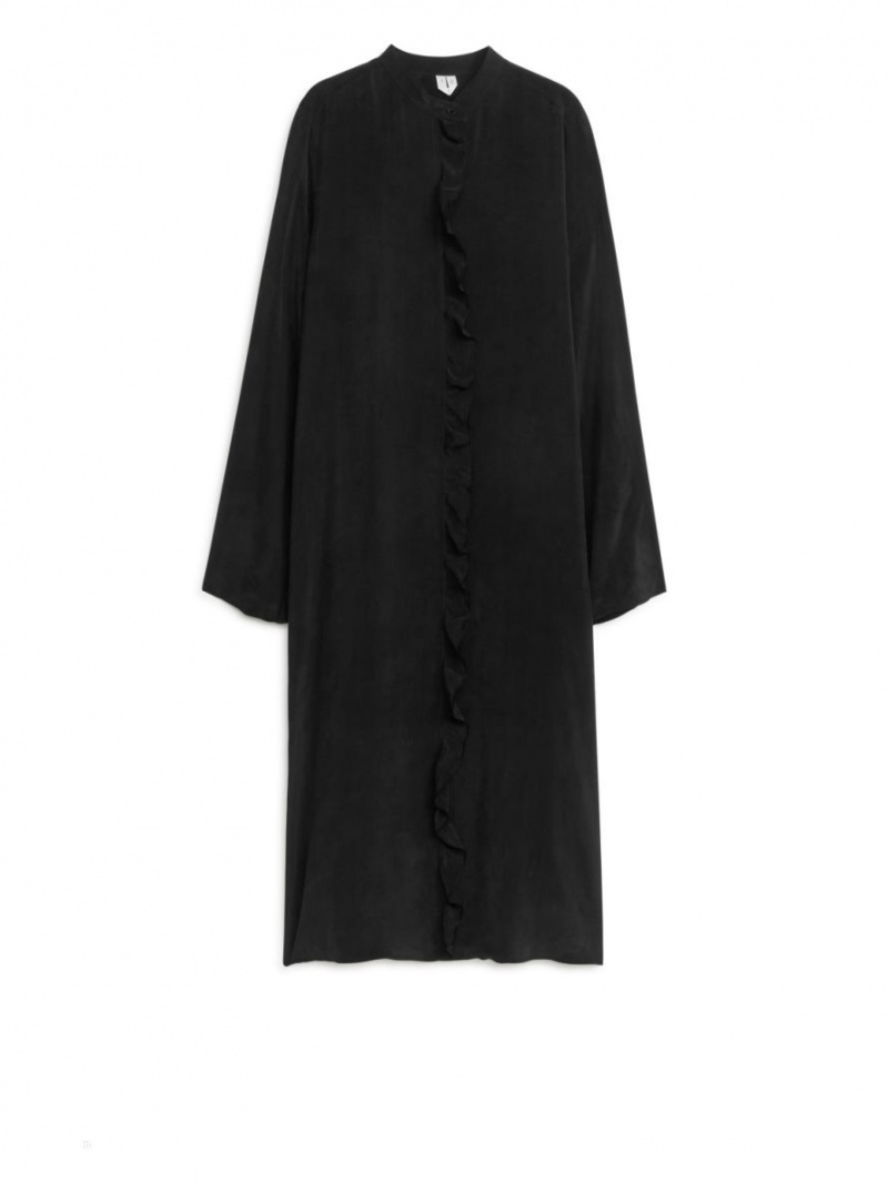 Rochie Arket Frill Dama Negrii | Romania-XORN23840