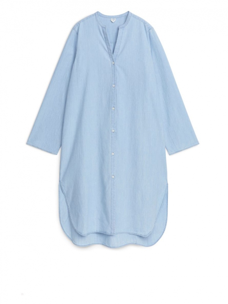 Rochie Arket Light Denim Dama Albastri | Romania-IOMX15392