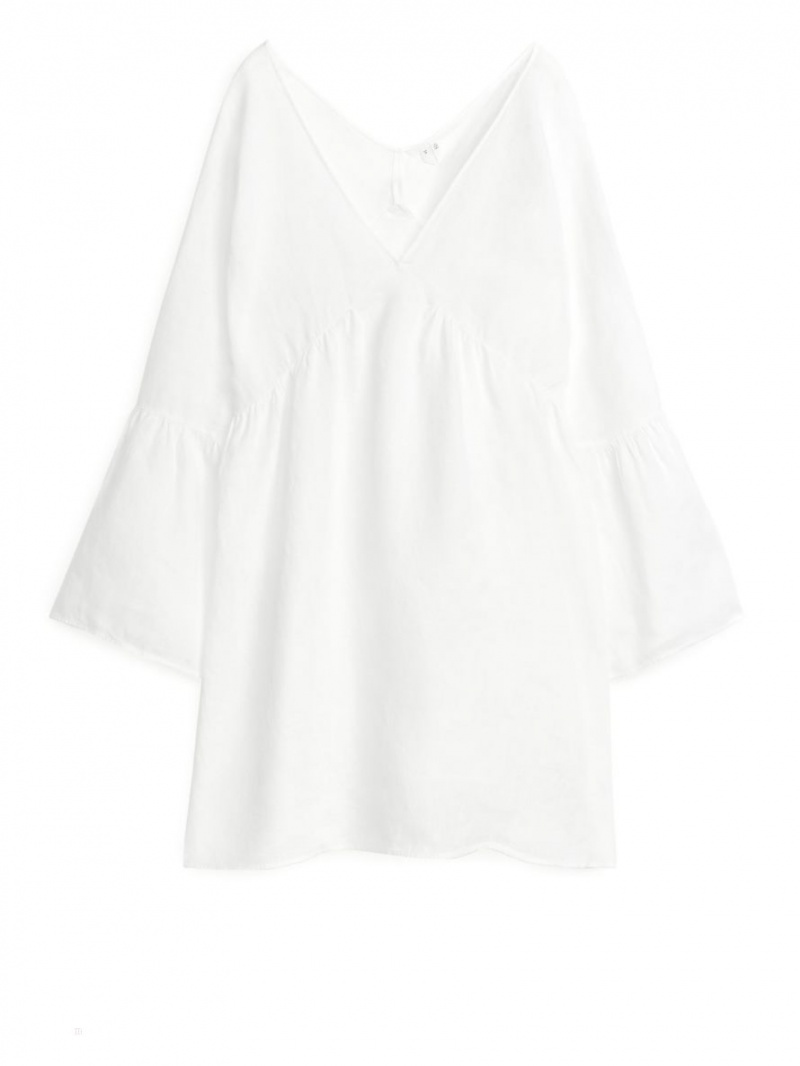 Rochie Arket Linen Dama Albi | Romania-APUV65047