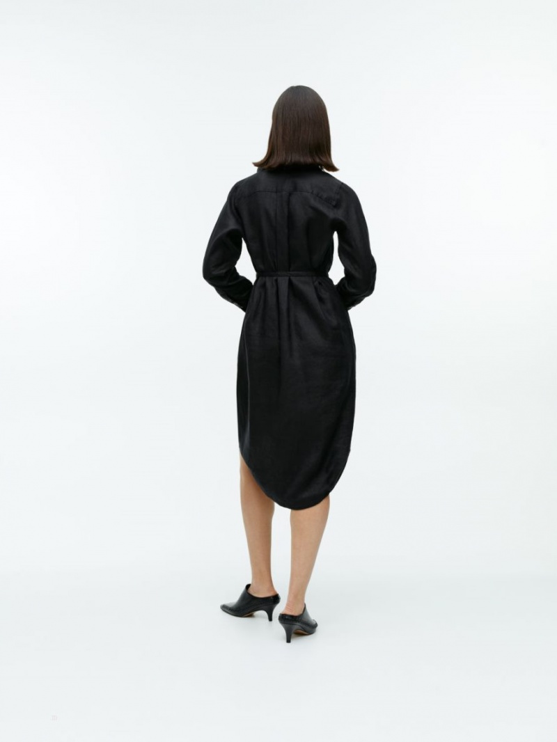 Rochie Arket Linen Dama Negrii | Romania-AXIF41253