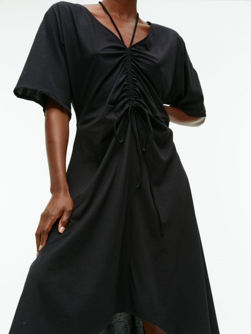 Rochie Arket Midi Jersey Dama Negrii | Romania-ATXW68750