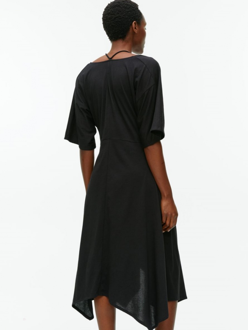 Rochie Arket Midi Jersey Dama Negrii | Romania-ATXW68750