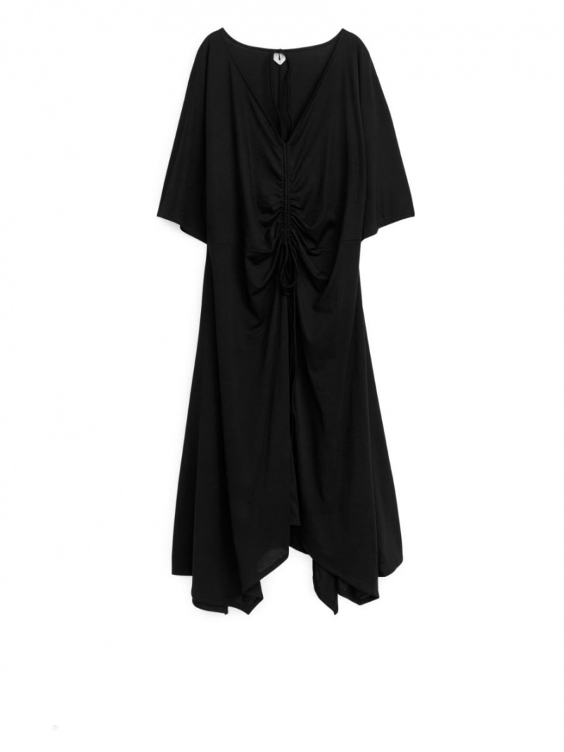 Rochie Arket Midi Jersey Dama Negrii | Romania-ATXW68750