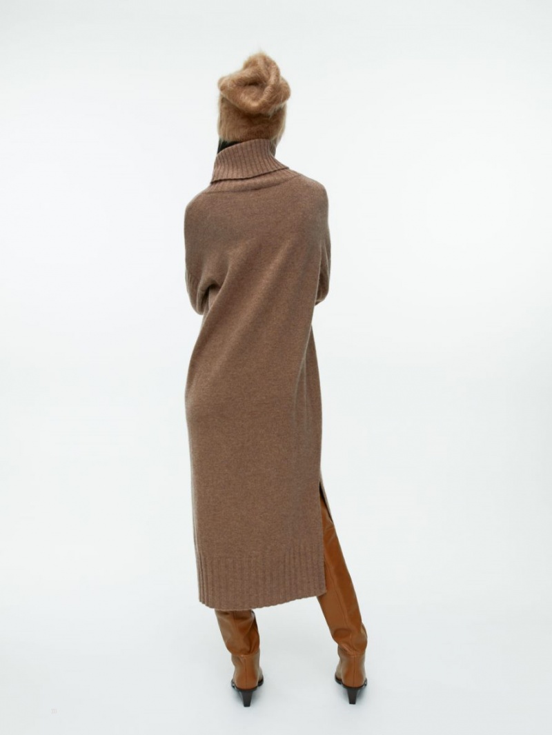 Rochie Arket Roll-Neck Lână Dama Maro | Romania-OTDG96357