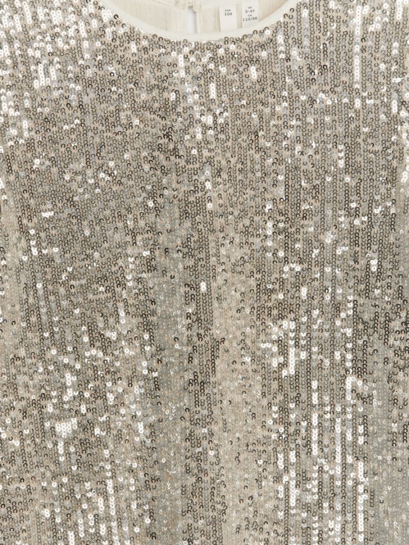 Rochie Arket Sequin Fete Argintii | Romania-NLKO16509