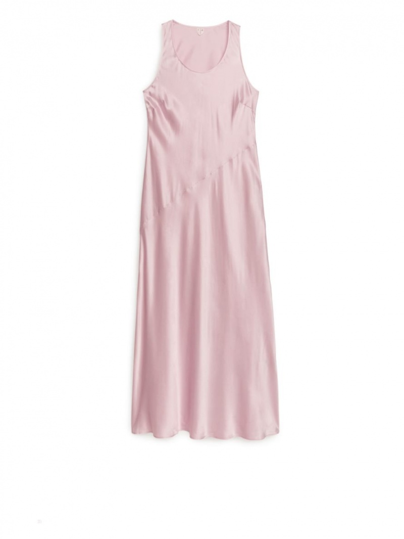 Rochie Arket Silk Slip Dama Roz | Romania-NGZB07582