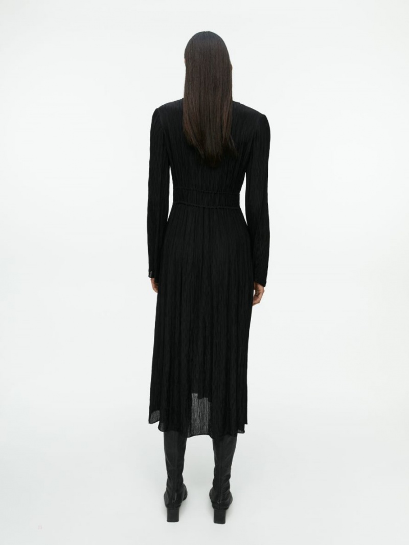 Rochie Arket V-Neck Dama Negrii | Romania-JXOR80749