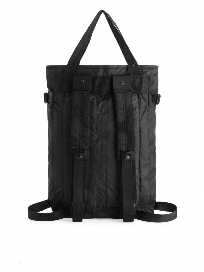 Rucsac Arket Packable 2-Way Barbati Negrii | Romania-EAJV48759