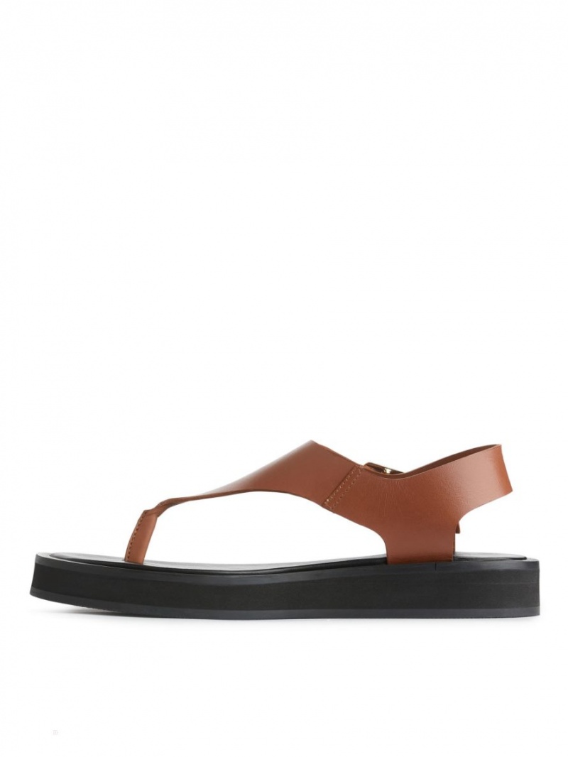 Sandale Arket Grosolan Piele Dama Maro | Romania-MRCT12896