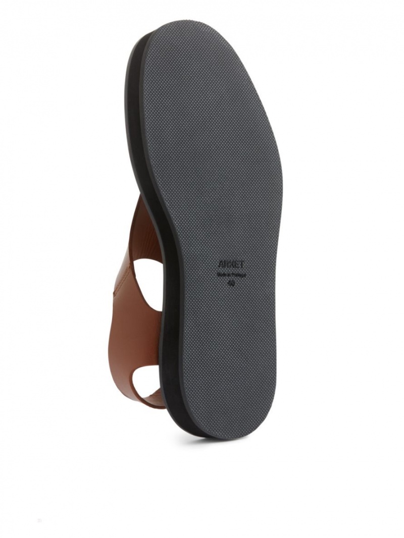 Sandale Arket Grosolan Piele Dama Maro | Romania-MRCT12896