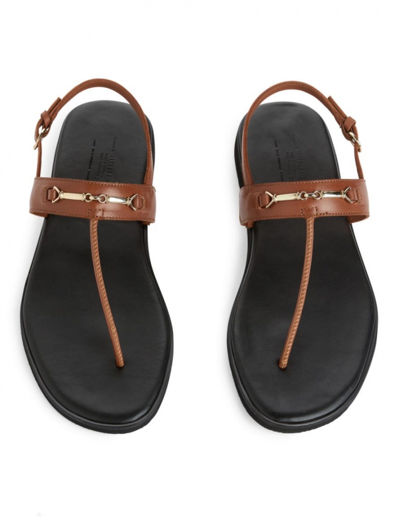 Sandale Arket Piele Tanga Dama Maro | Romania-ERAF29816