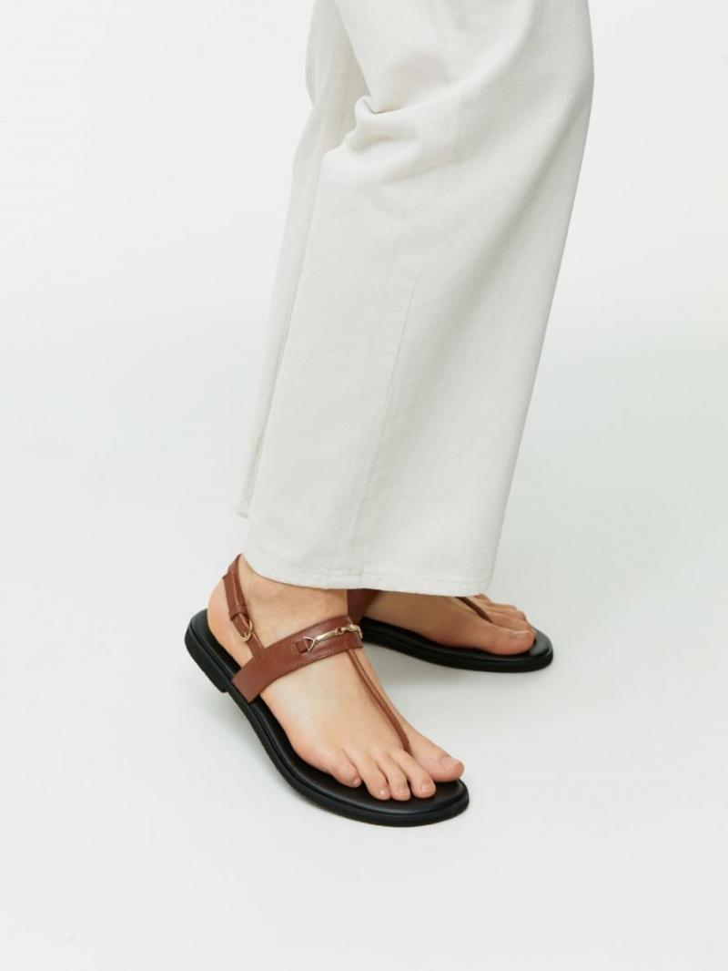 Sandale Arket Piele Tanga Dama Maro | Romania-ERAF29816