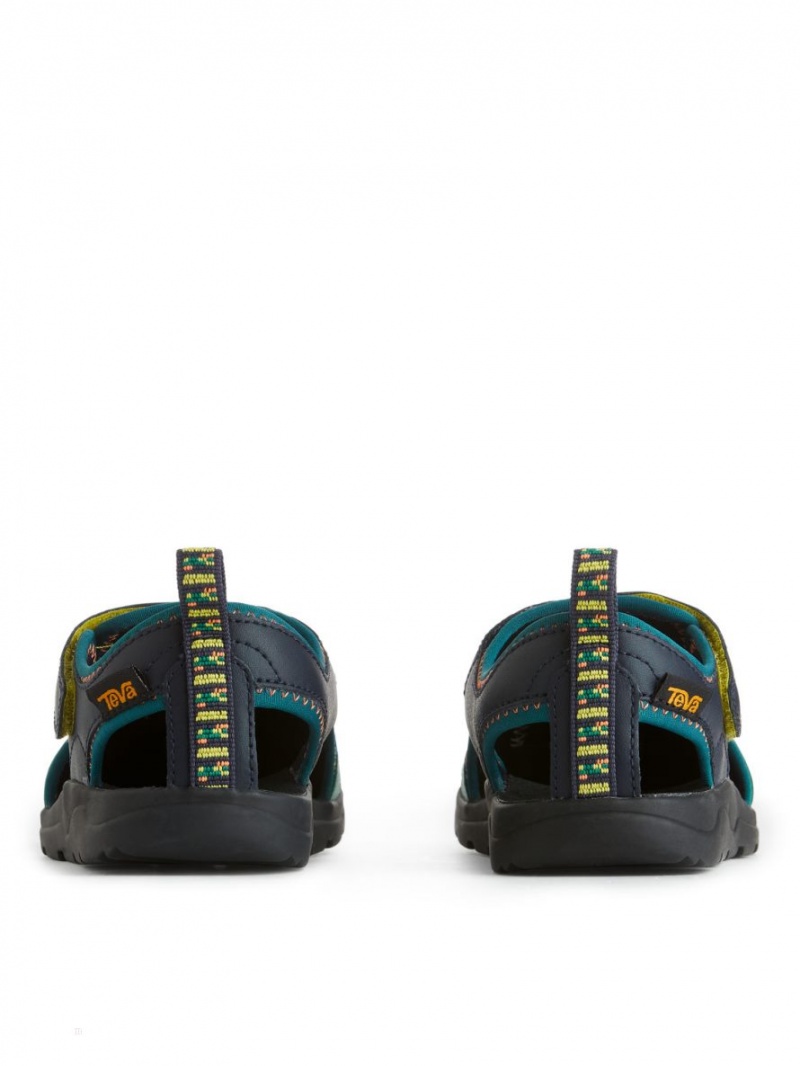 Sandale Arket Teva Hurricane Seekado Fete Albastri Verzi | Romania-CGFJ63048