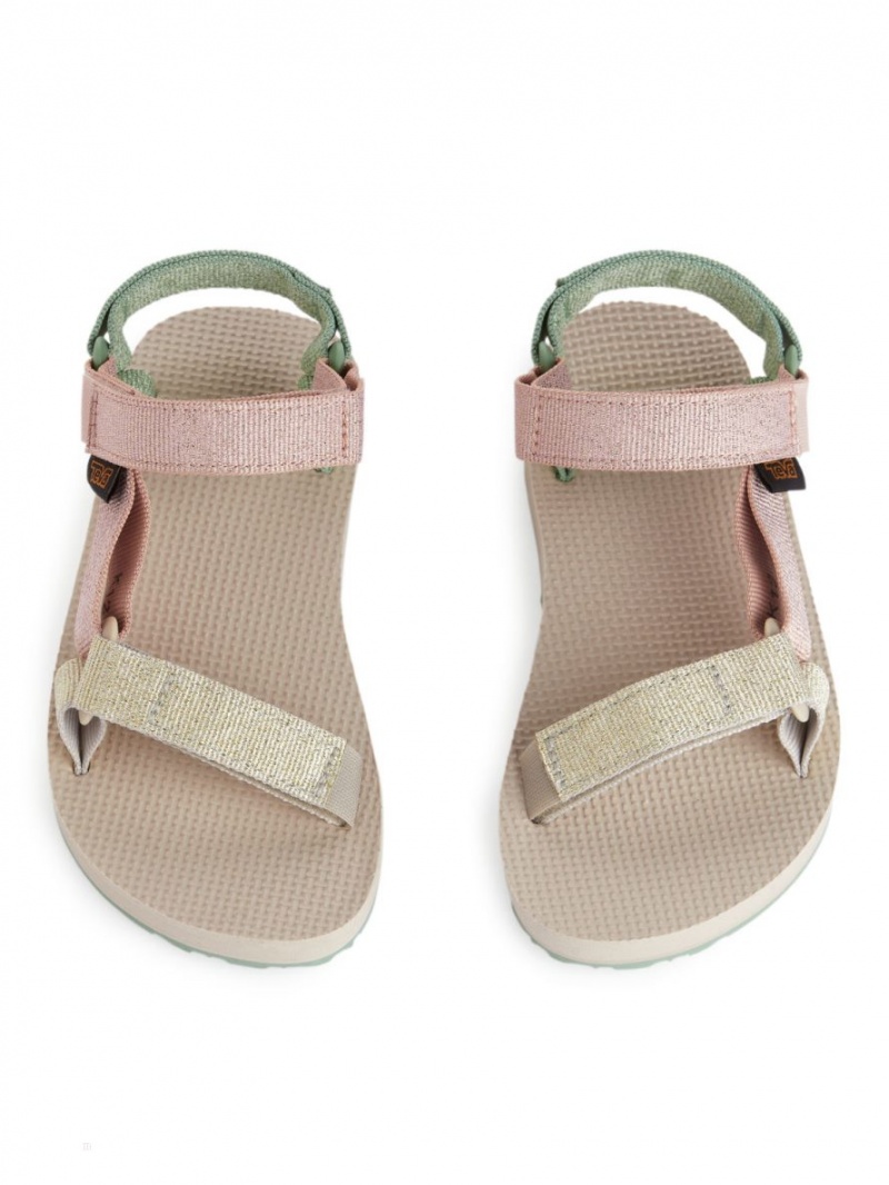 Sandale Arket Teva Original Universal Metallic Fete Metal Colorati | Romania-DMXH80746