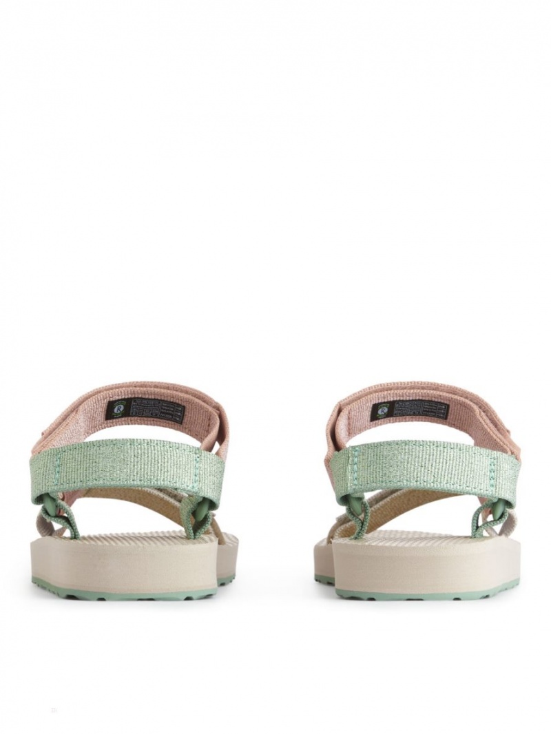 Sandale Arket Teva Original Universal Metallic Fete Metal Colorati | Romania-DMXH80746