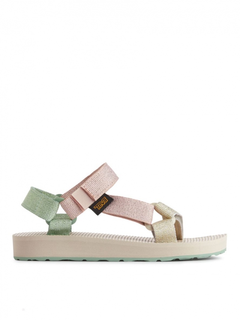 Sandale Arket Teva Original Universal Metallic Fete Metal Colorati | Romania-DMXH80746