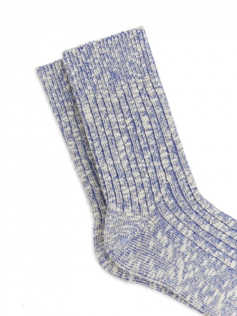 Sosete Arket Grosolan Knit Dama Albastri | Romania-CSRU03754