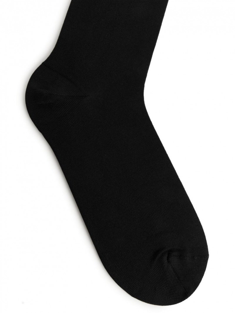 Sosete Arket Over-the-Knee Dama Negrii | Romania-DSGN43195