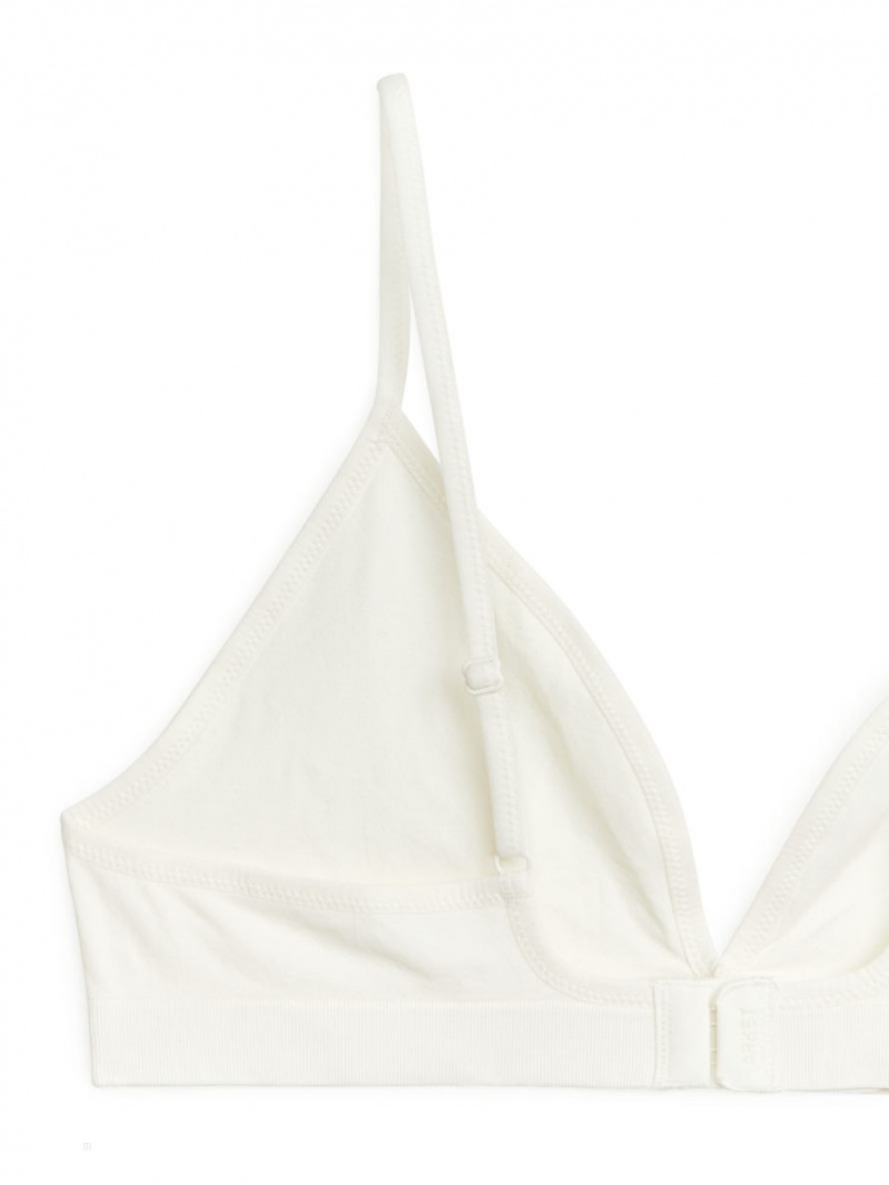 Sutiene Arket Seamless Soft Dama Albi | Romania-DLHE25906