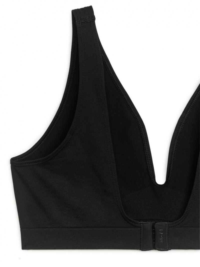 Sutiene Arket Seamless Soft Dama Negrii | Romania-WEPX41923