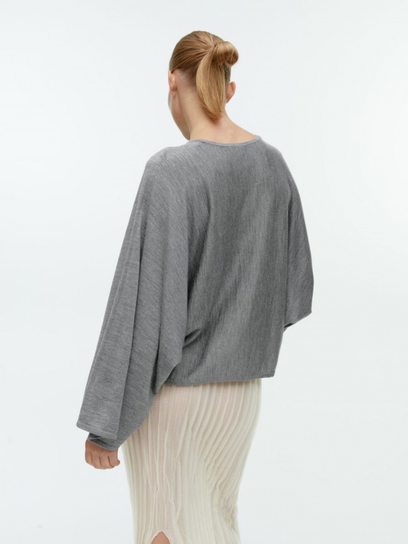 Topuri Arket Loose-Fit Dama Gri | Romania-XGSM56317