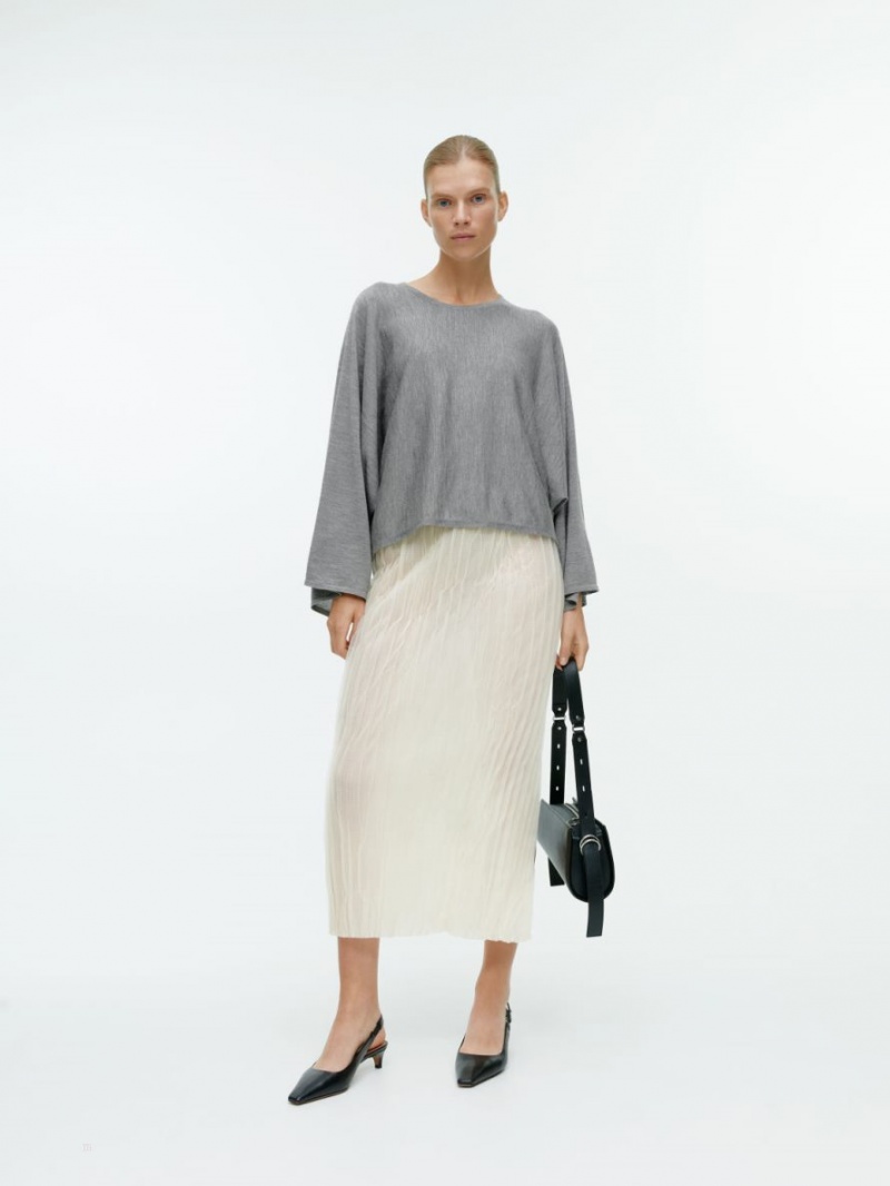 Topuri Arket Loose-Fit Dama Gri | Romania-XGSM56317
