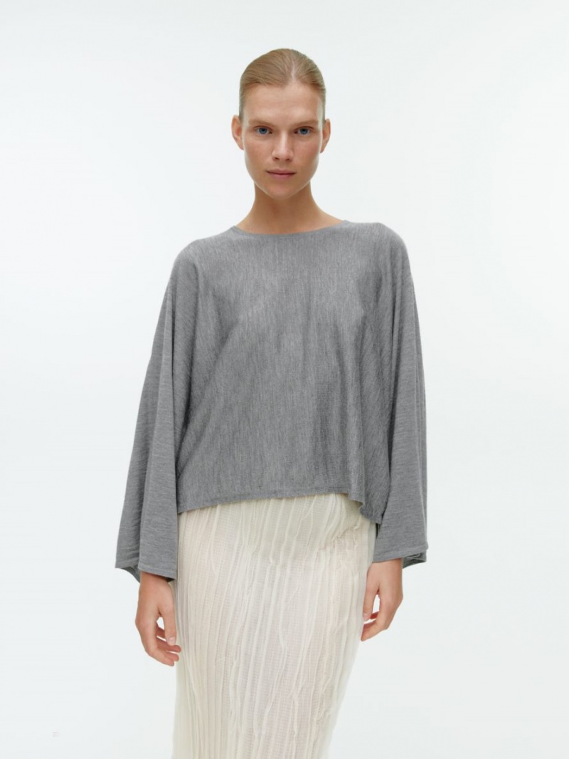 Topuri Arket Loose-Fit Dama Gri | Romania-XGSM56317
