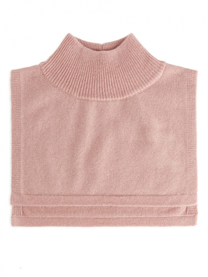 Topuri Arket Merino Funnel Neck Fete Roz | Romania-DAGQ92713