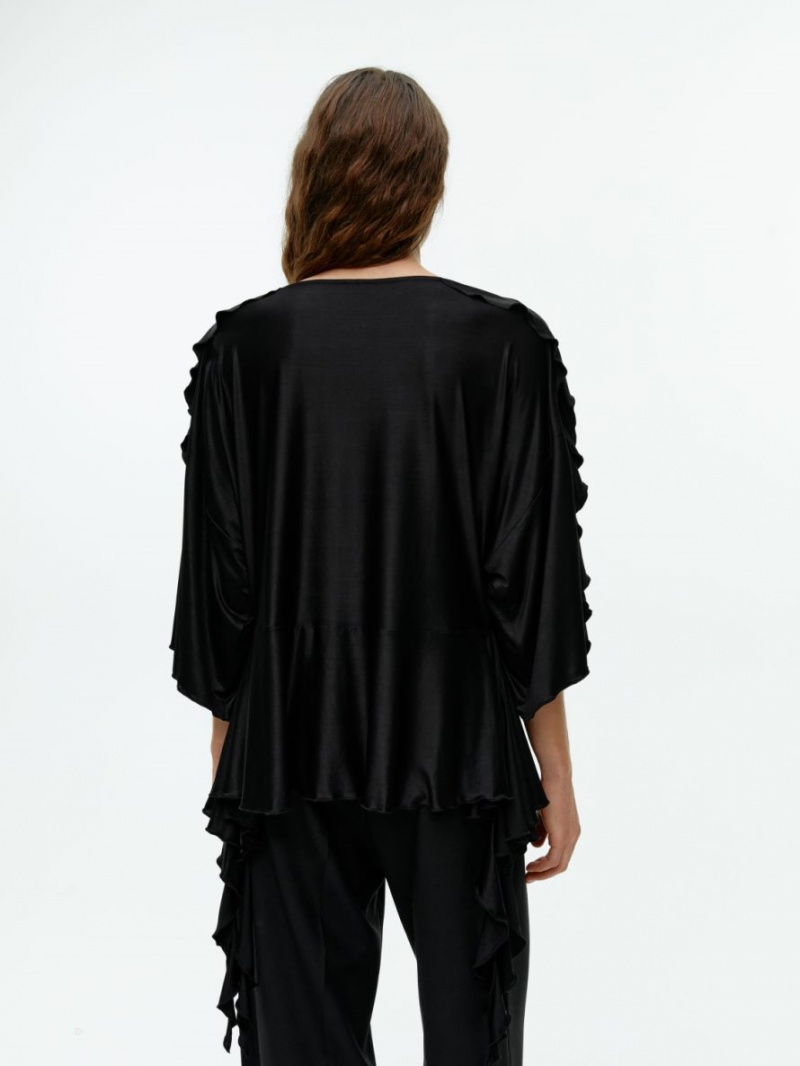 Topuri Arket Silky Frill Dama Negrii | Romania-UNDP21609