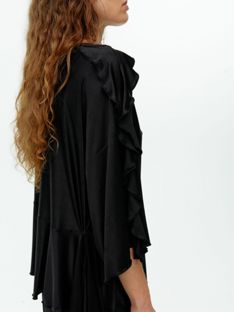 Topuri Arket Silky Frill Dama Negrii | Romania-UNDP21609