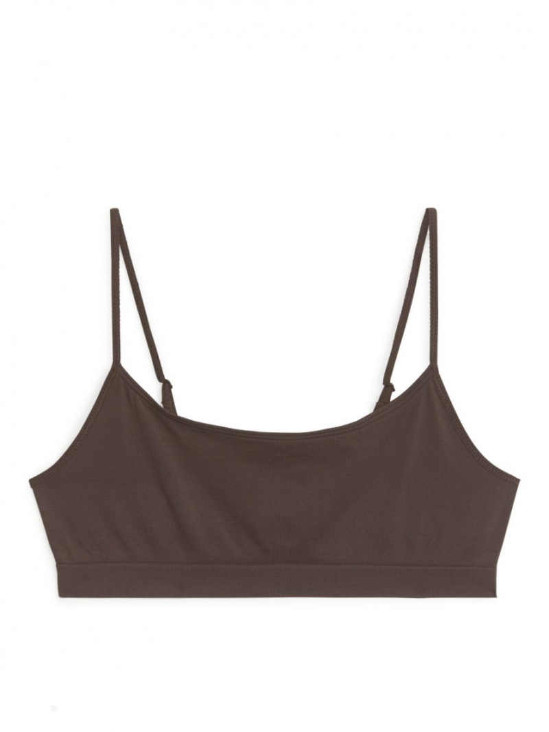 Topuri Arket Soft Seamless Dama Maro | Romania-QNDS79234