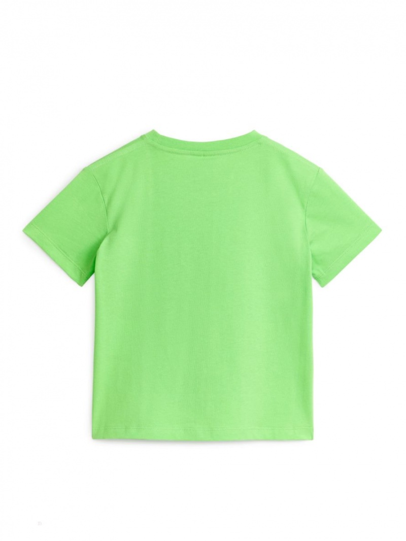 Tricouri Arket Crew-Neck Fete Verzi Deschis | Romania-GYVN36814