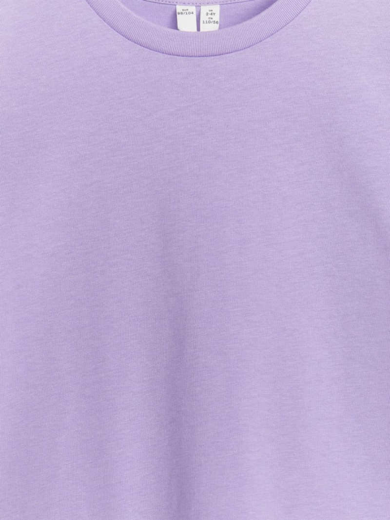 Tricouri Arket Crew-Neck Fete Violet | Romania-SIDG73845