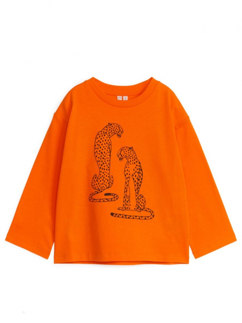 Tricouri Arket Long-Sleeve Baieti Portocalii | Romania-BNUY38691